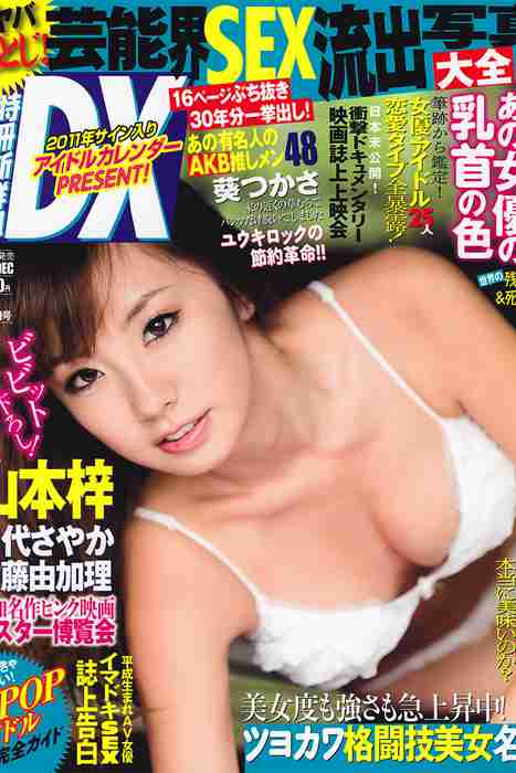 [日本写真杂志]ID0037 [DX Magazine] 2010.12 Azusa Yamamoto 山本梓 [28P16MB]--性感提示：浪